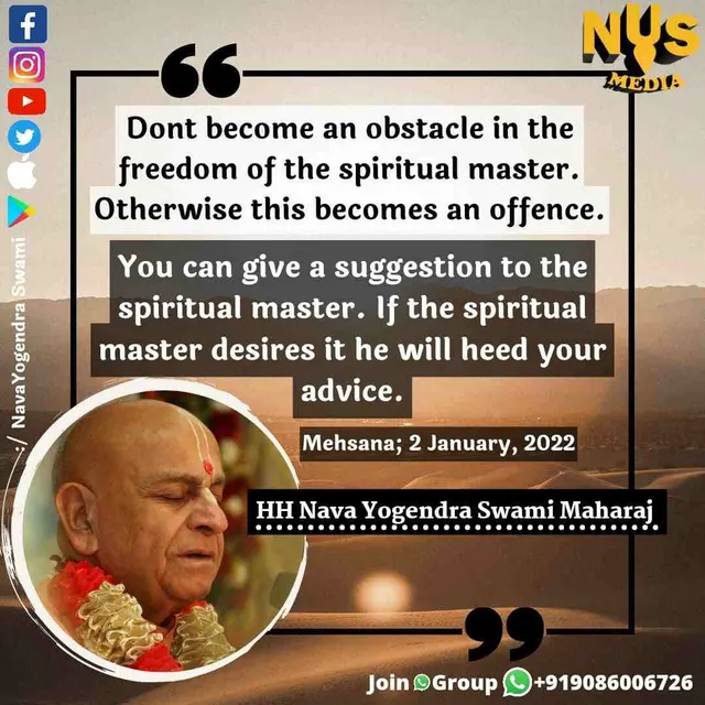 Dont become an obstacle in the
